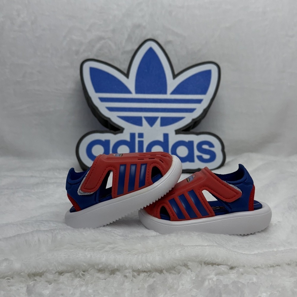 Adidas Water Sandal Kids Size 3K Boys Marvel Super Hero Spider Man